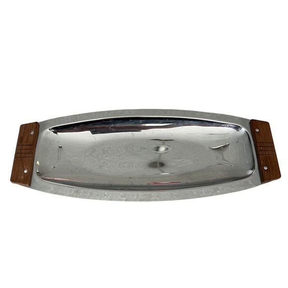 MCM Mid Century Kromex Serving Tray Decorative Tray - Picture 1 of 5